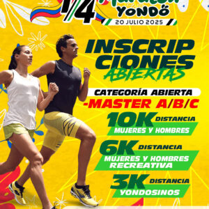 Inscripción Maratón Yondó 2025 Categoría 10K